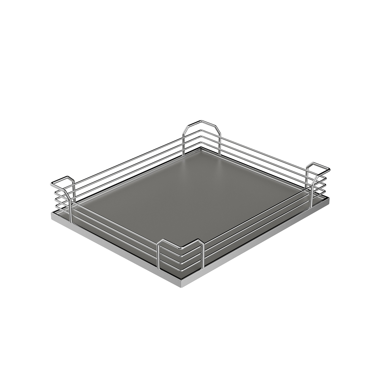 Полка Тандем Соло 600 мм Арена КЛАССИК ХРОМ Kessebohmer | официальный магазин
