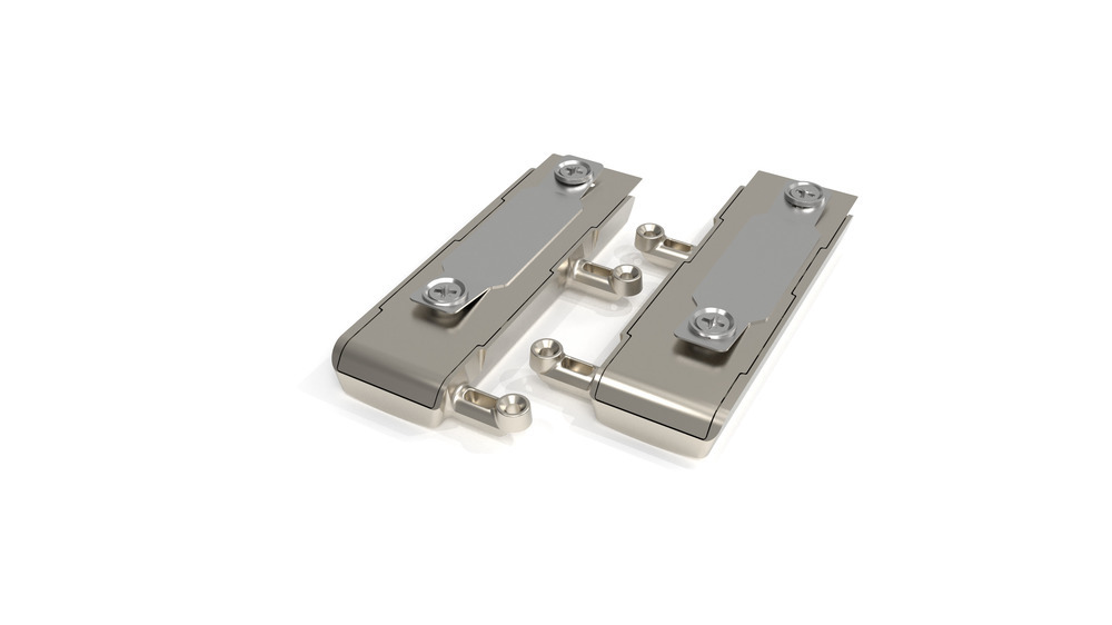 Адаптер для алюминиевой рамки 2 шт к подъемникам ФриСпейс Мини цвет Никель Kessebohmer | официальный магазин