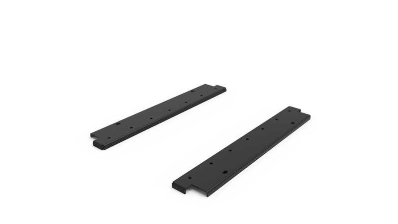 Кронштейны внешние YouK Юкей 320 мм для подвесной тумбы (правый и левый) с монтажным набором, цвет черный